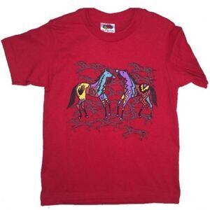 Southwestern Style Horse T Shirt Size 4T NWOT